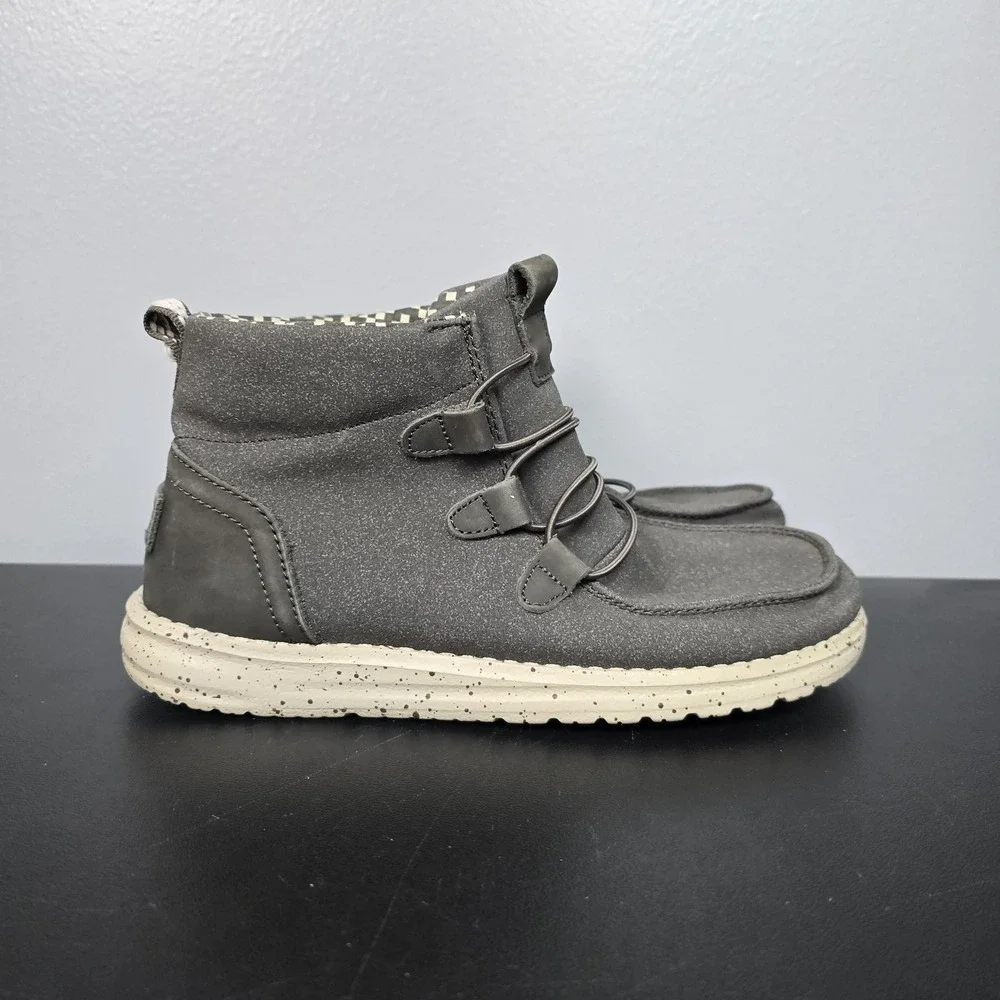 Hey Dude Boots Womens‎ Size 7 Coffee Lea Suede Chukka Ankle Casual Comfort Shoes